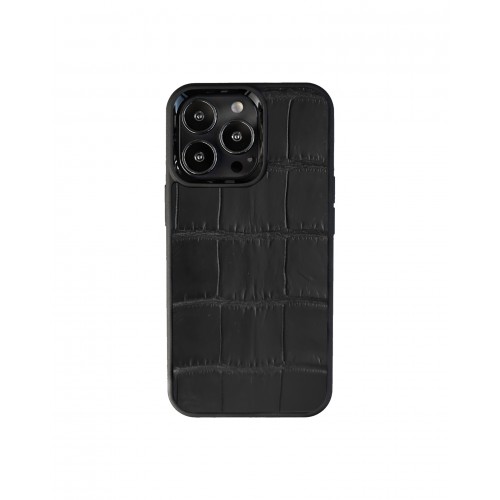 Кожа крокодила черный Кожа крокодила черный