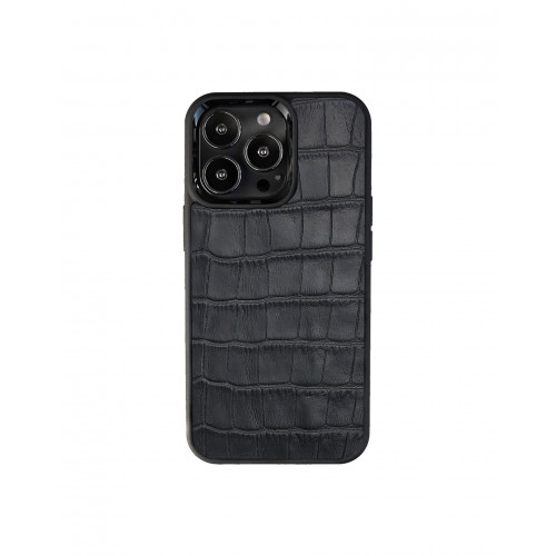 Кожа КРС с тиснением черный матовый