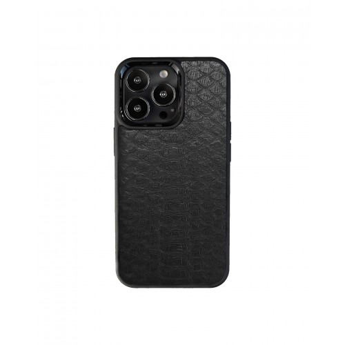 Кожа питона черный