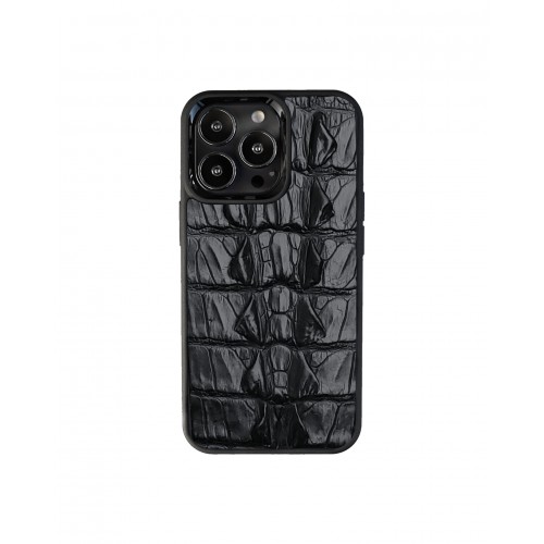 Кожа крокодила с шипами черный хвост верх Кожа крокодила с шипами черный хвост верх